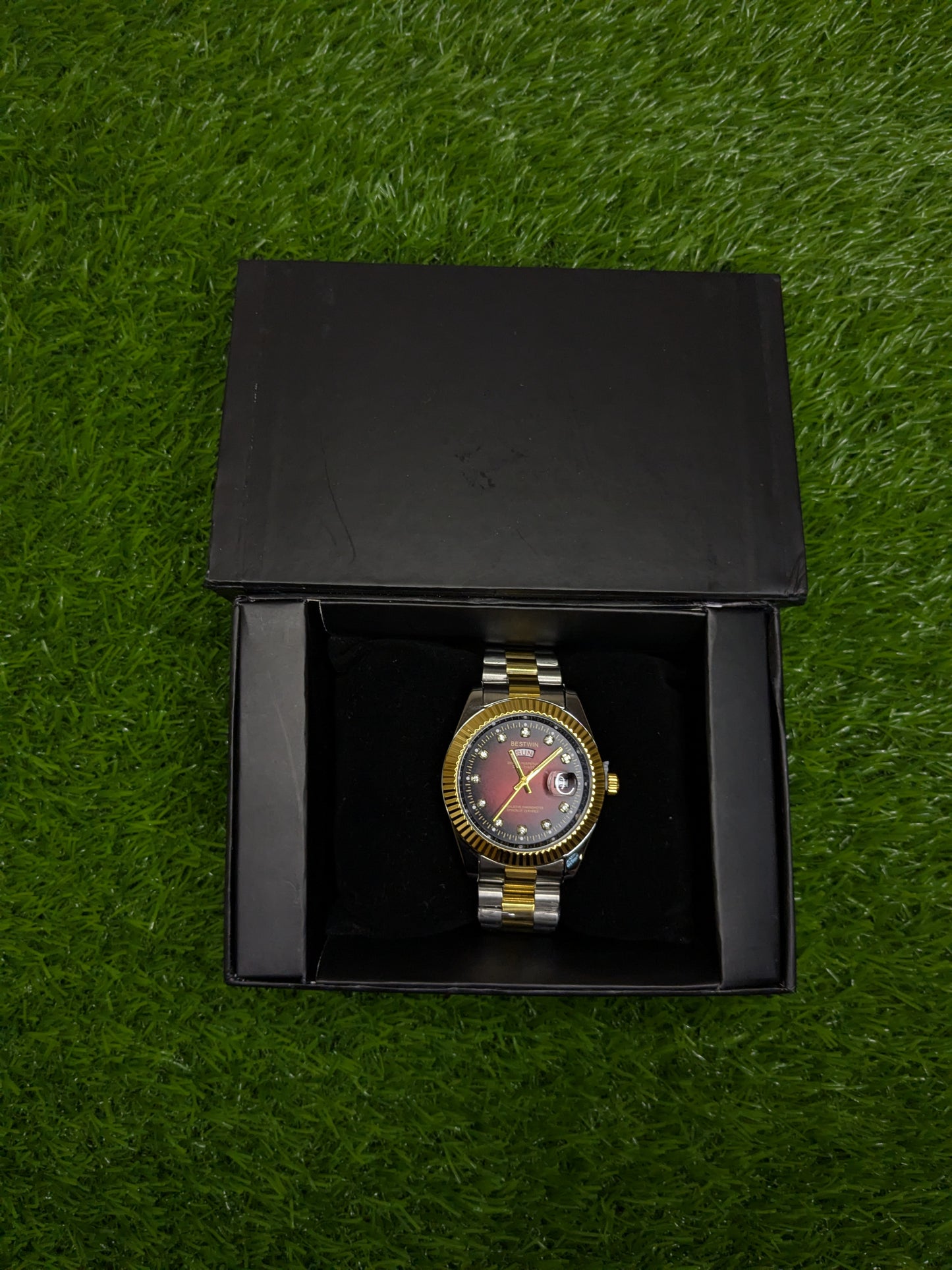 Rolex(Double tone Red & Darkness)