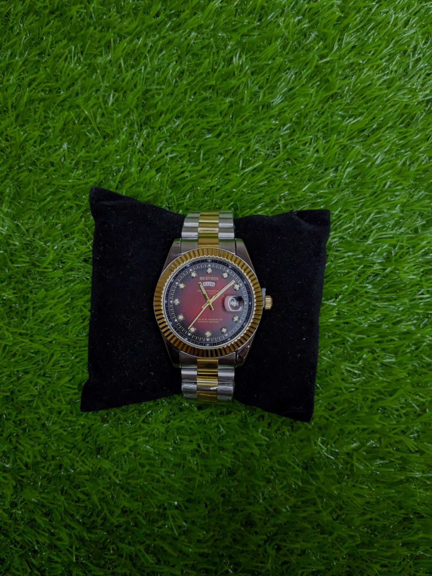 Rolex(Double tone Red & Darkness)