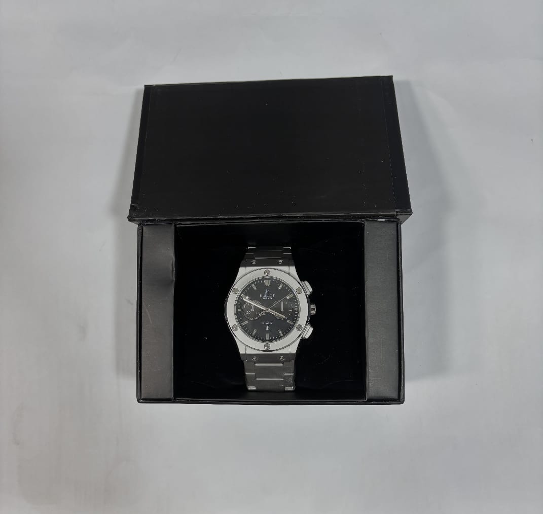 Hublot(Grey strap&black dial)